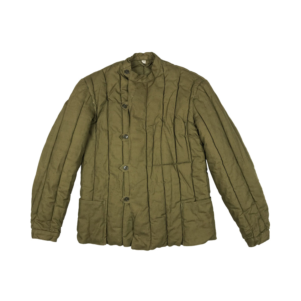 Army quilted store jacket