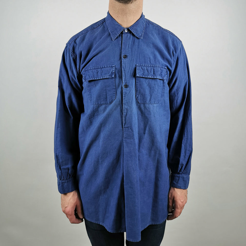 Indigo Blue Worker Shirt 8