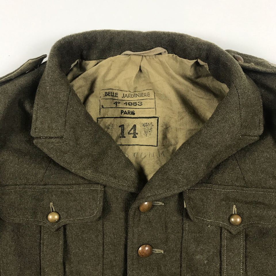 1950's French Military Wool Spencer Jacket  2